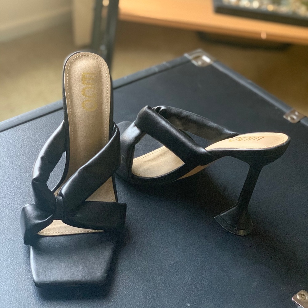 Woman mule heels
